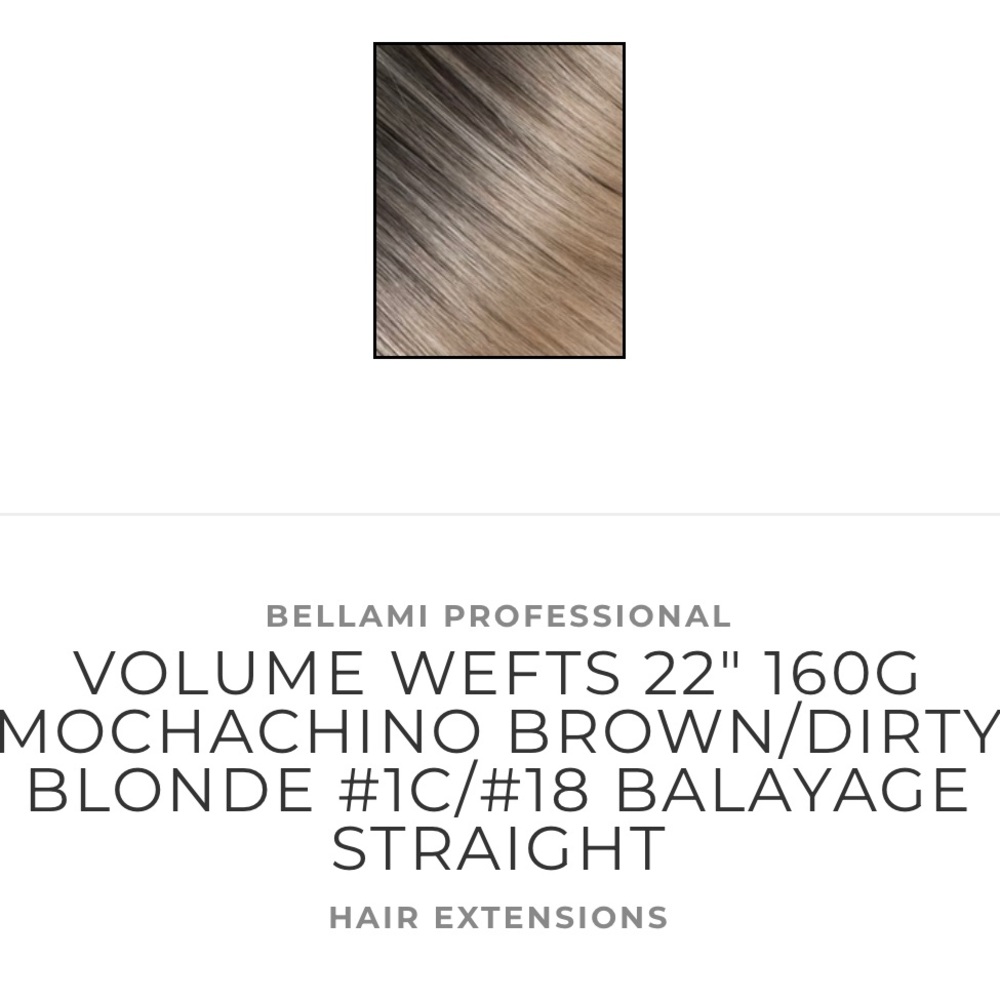 ISO BELLAMI WEFT 22 inch or 20